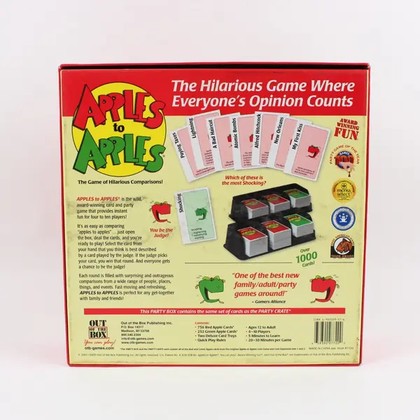 Apples to Apples Party Box Card Game Out of the Box Publishing