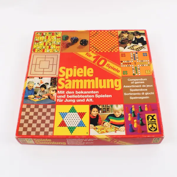 Schmidt Spiele Game Collection 10 Games Over 100 Options German Board Game