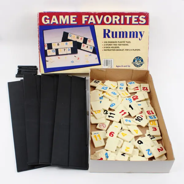 M&G Pacific Game Favorites Rummy Tile Game No. 1565 Vintage 1999