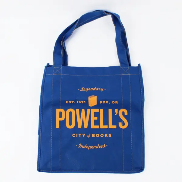 Powell's City of Books Blue Polypropylene Tote Bag GBUSA 4491 Pre-Owned