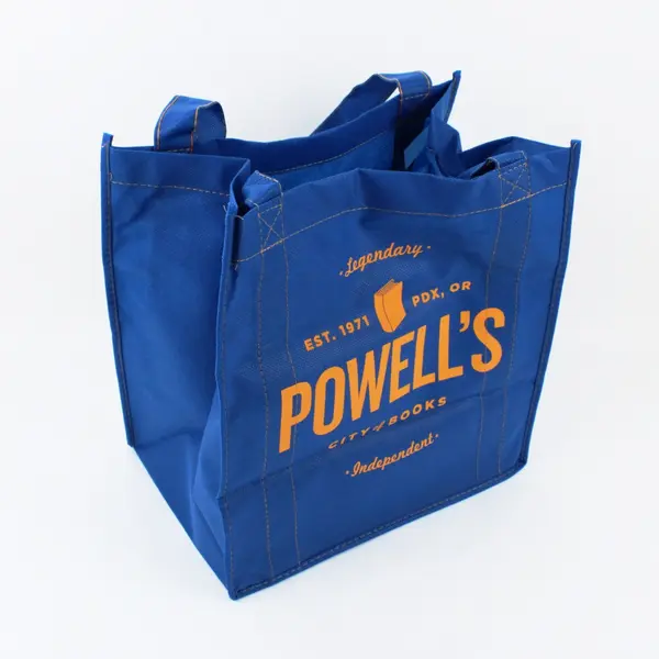 Powell's City of Books Blue Polypropylene Tote Bag GBUSA 4491 Pre-Owned