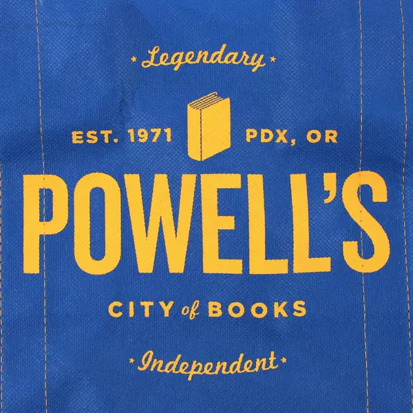 Powell's City of Books Blue Polypropylene Tote Bag GBUSA 4491 Pre-Owned