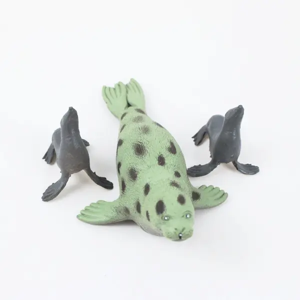 Lot of 10 Unbranded Sea Creature Figures: Fish, Whales & Seals
