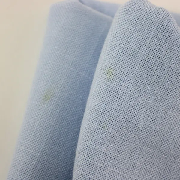 Blue Square Synthetic Linen-Like Tablecloth 50x50 Inch Pre-Owned