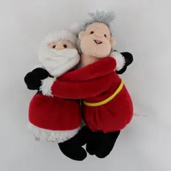 Russ 22441 Santa & Mrs. Claus Plush Christmas Couple Hugging