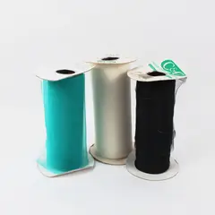 Lot of 3 Mixed Brand Tulle-Lita/C&G Rolls 25yd 6in Turquoise White Black