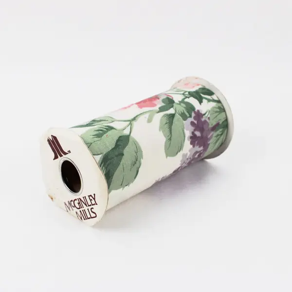 McGinley Mills 3483 Ivory Floral Fabric Roll 6 x 15 Yds Sewing Upholstery