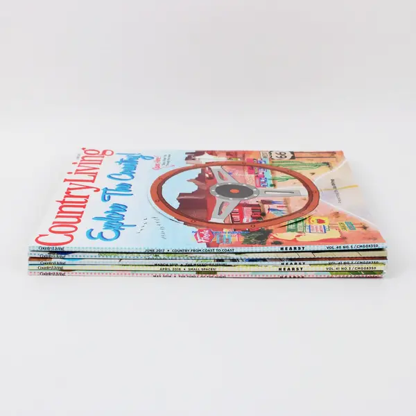 Lot of 5 Country Living Magazines Home Garden Decorating Food Lifestyle