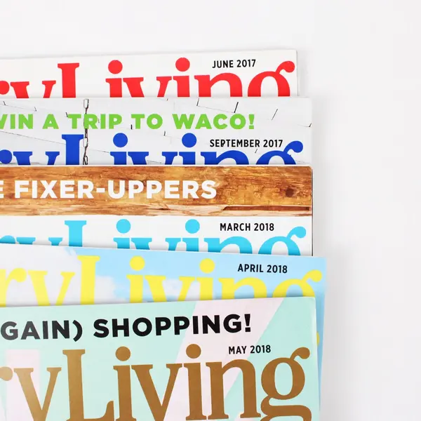 Lot of 5 Country Living Magazines Home Garden Decorating Food Lifestyle
