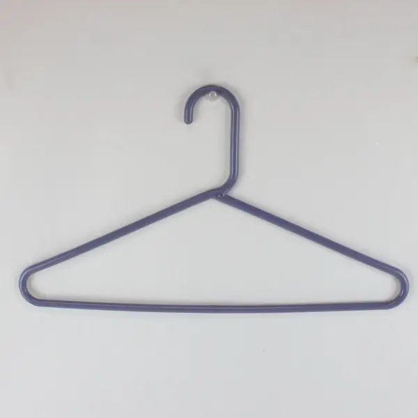 Lot of 10 Plastic Clothes Hangers Purple Blue Pink Teal Closet Organizer