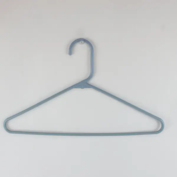 Lot of 10 Plastic Clothes Hangers Purple Blue Pink Teal Closet Organizer