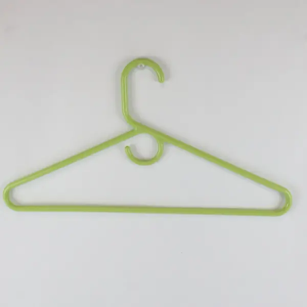 Lot of 10 Green & Yellow Clothes Hangers Closet Organization