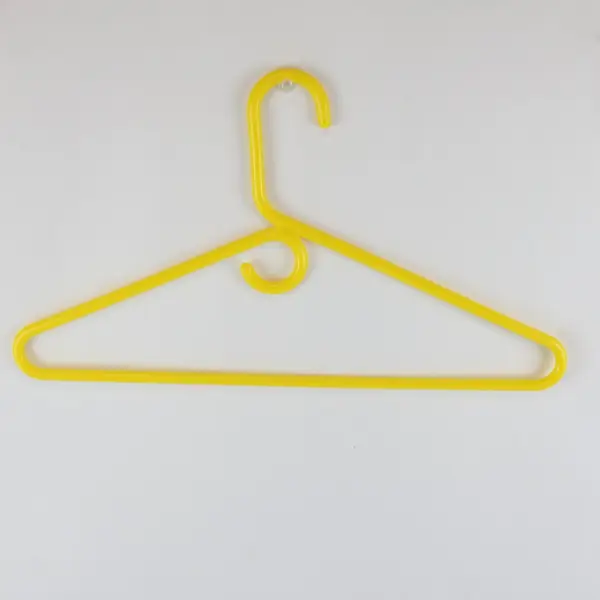 Lot of 10 Green & Yellow Clothes Hangers Closet Organization