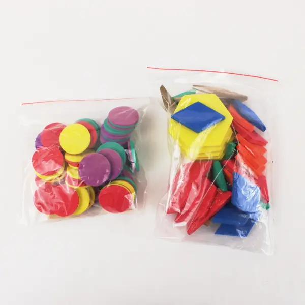 Mixed Lot of Math Manipulatives MAC020 MAC021 Plastic Compass Clear Protractor