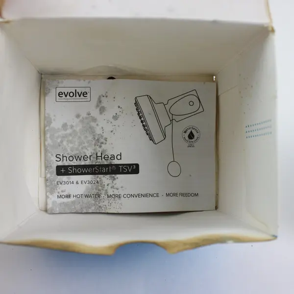 Evolve ShowerStart TSV3 Single Function Showerhead Chrome