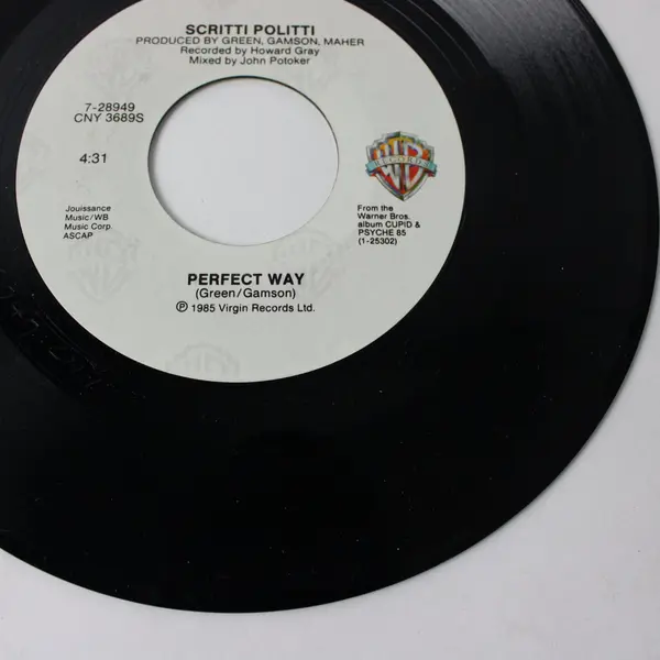 Scritti Politti Perfect Way 1985  7" Vinyl Record