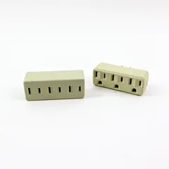 EAGLE Lot of 2 Three-Outlet Electrical Adapters Used Untested