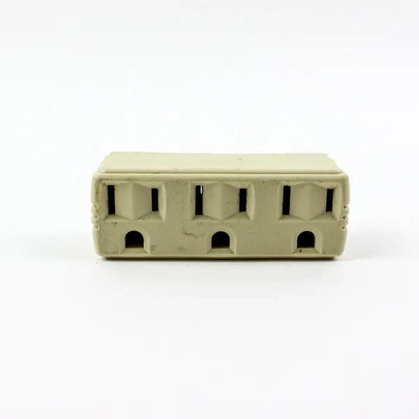 EAGLE Lot of 2 Three-Outlet Electrical Adapters Used Untested