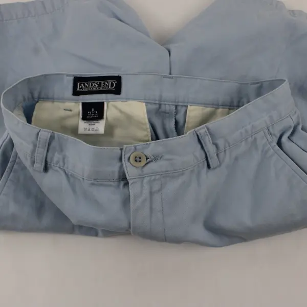 Lands' End Women's Light Blue Shorts Petite 8P Pre-Owned