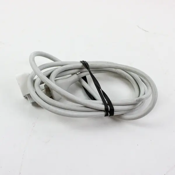 Apple-Style White Power Adapter Extension Cable 3-Prong Plug Untested