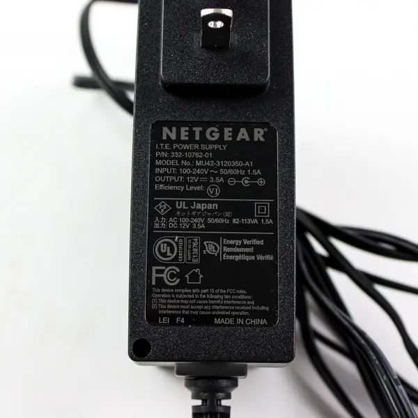 NETGEAR AC Power Adapter MU42-3120350-A1 332-10762-01 12V 3.5A Cord Untested
