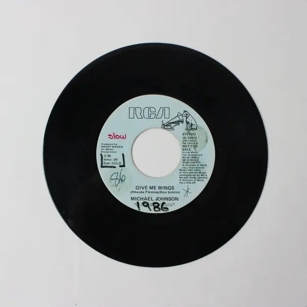 Michael Johnson Give Me Wings RCA  7" Vinyl Record