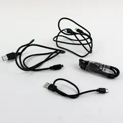 Lot of 4 Assorted Unbranded USB Cables Mixed Connectors