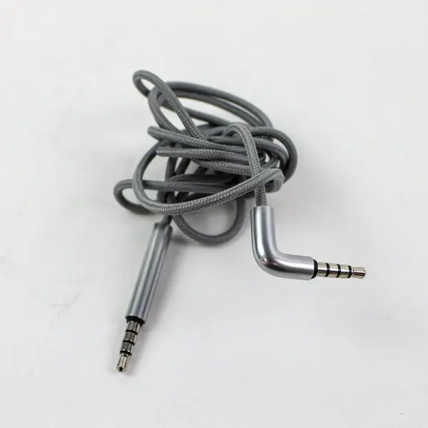 Lot of 3 Assorted Audio Cables Mixed Connectors Black White Gray