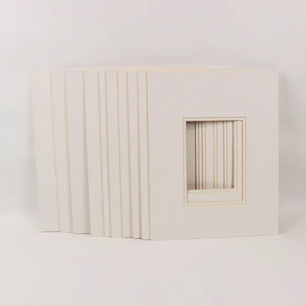 Crescent 928019 Lot of 10 White 11x14 Picture Mats for 5x7 Photos