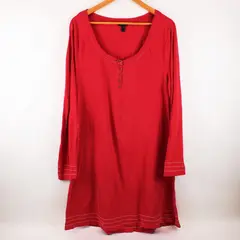 Soma Intimates Women's Red Nightshirt Size Large