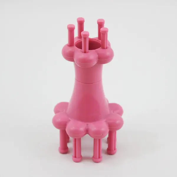 Double-Head Knitting Tool Pink Yarn Craft Notion