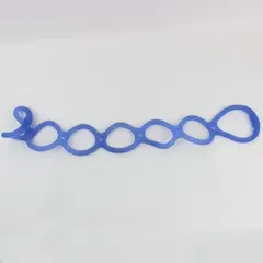 7 Rings Stretch Resistance Exercise Band Blue Fitness
