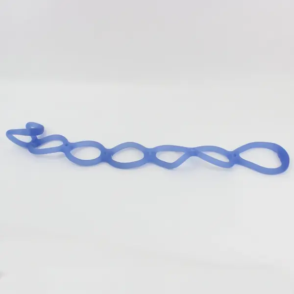 7 Rings Stretch Resistance Exercise Band Blue Fitness
