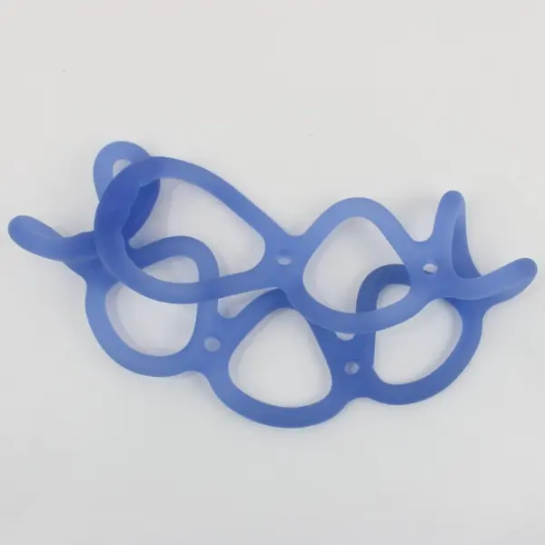 7 Rings Stretch Resistance Exercise Band Blue Fitness