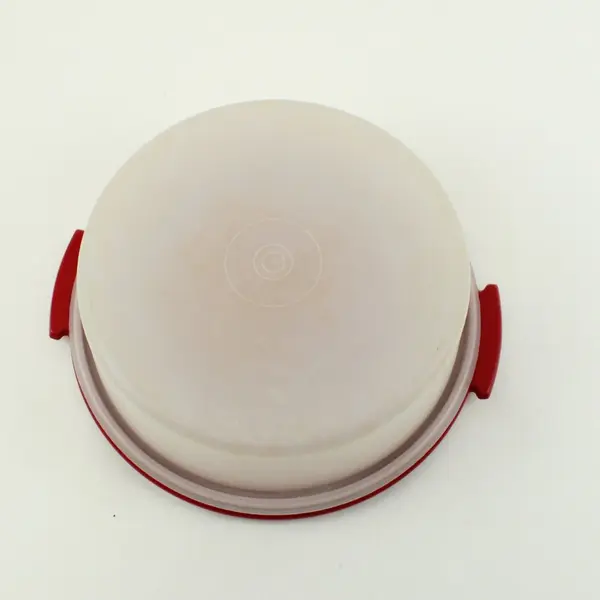Vintage Tupperware Pie Cake Keeper Red 720-5 with 719-4 Lid