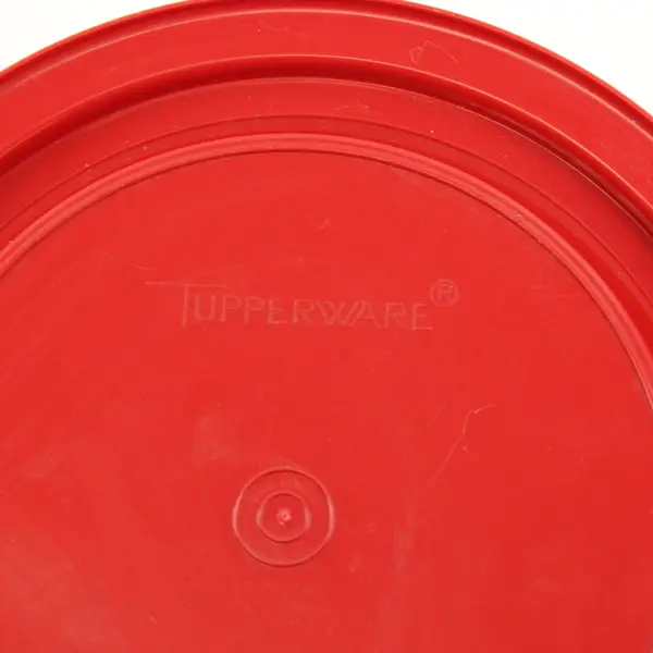 Vintage Tupperware Pie Cake Keeper Red 720-5 with 719-4 Lid