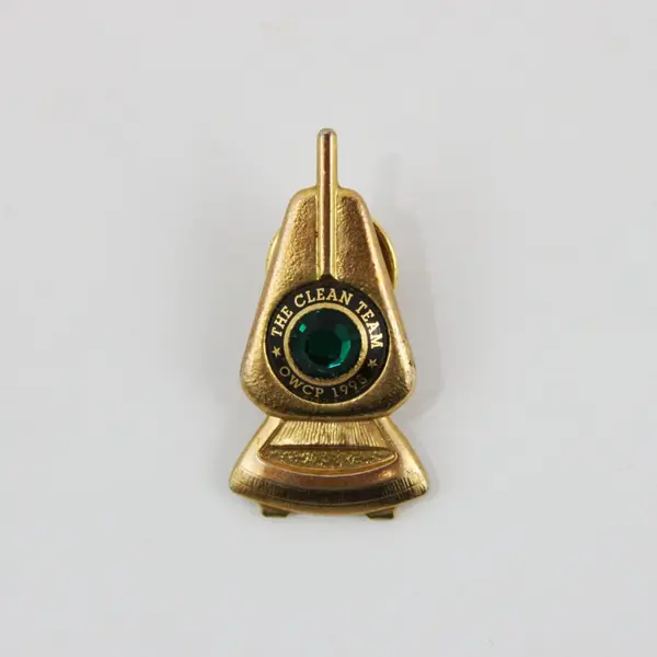 The Clean Team OWCP 1998 Commemorative Gold Tone Triangle Pin