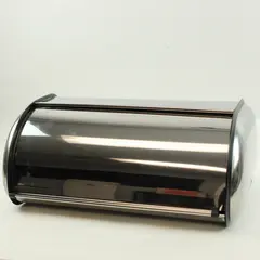 Stainless Steel 18 Inch Roll-Top Bread Box Countertop Storage