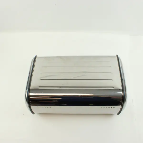 Stainless Steel 18 Inch Roll-Top Bread Box Countertop Storage