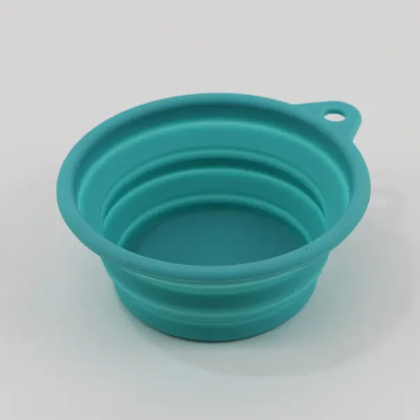 Collapsible Dog Travel Bowl 5 Inch Portable Food Water Dish 1 Pc