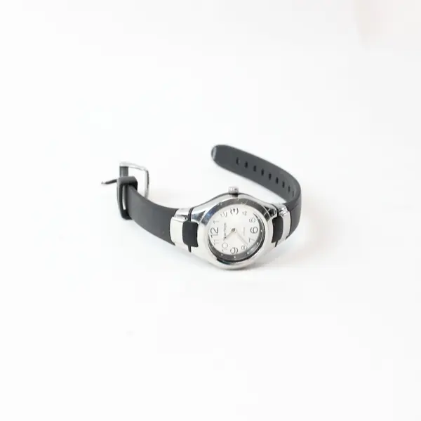 Rampton Men's Wristwatch Black Strap Not Tested As-Is Parts Repair