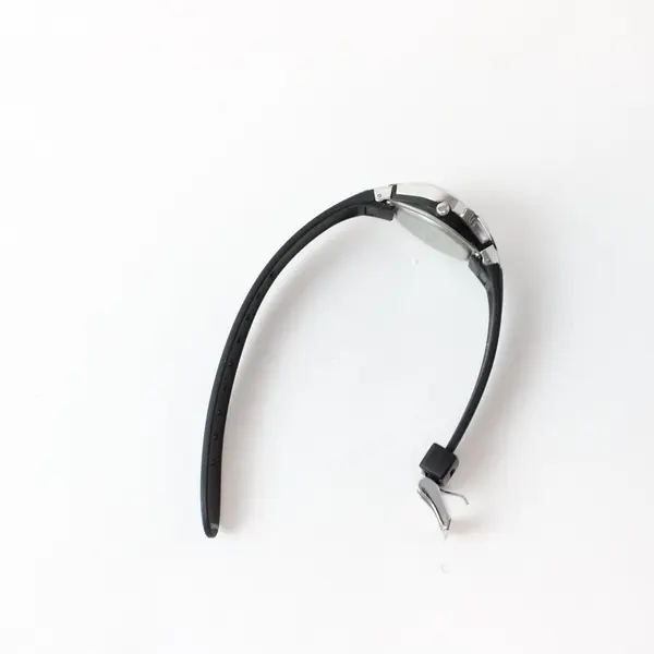 Rampton Men's Wristwatch Black Strap Not Tested As-Is Parts Repair