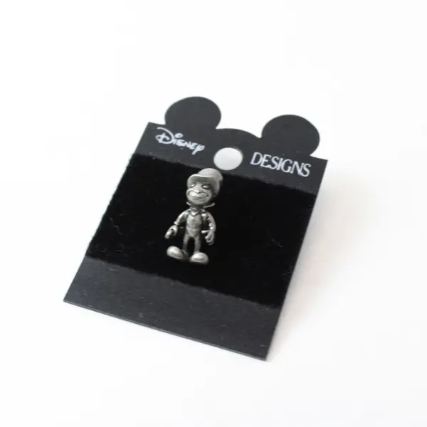Disney Designs Pewter Jiminy Cricket Pinocchio Lapel Pin Collectible