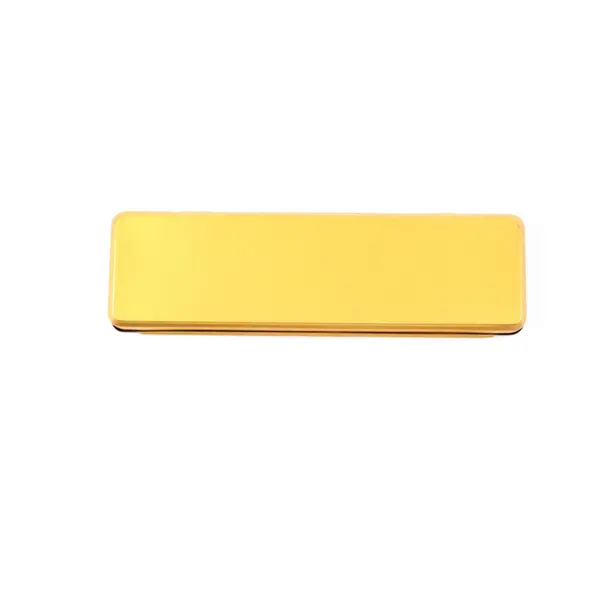 Staedtler Mars Empty Metal Pencil Tin Case Gold Tone Border