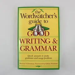 Wordwatcher's Guide Writing & Grammar by M.S. Freeman 1990 PB ISBN 0898794366