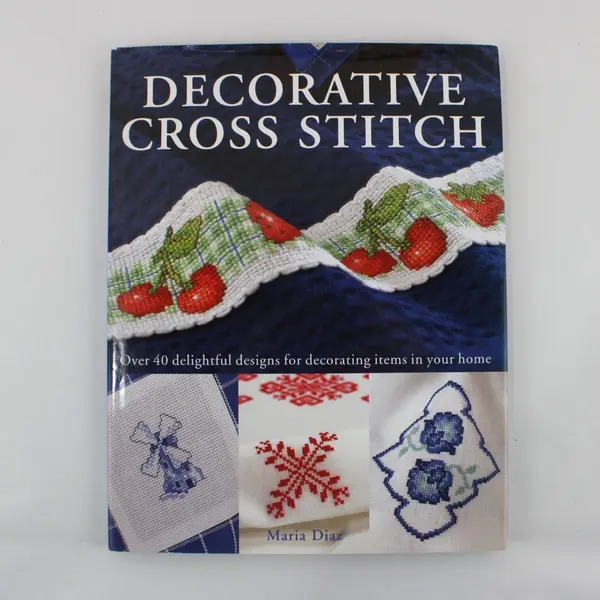 Decorative Cross Stitch By Maria Diaz (2003, HC,  New Holland, Over 40 Designs)