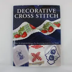 Decorative Cross Stitch By Maria Diaz (2003, HC,  New Holland, Over 40 Designs)