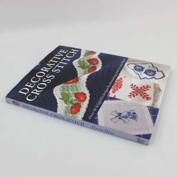 Decorative Cross Stitch By Maria Diaz (2003, HC,  New Holland, Over 40 Designs)