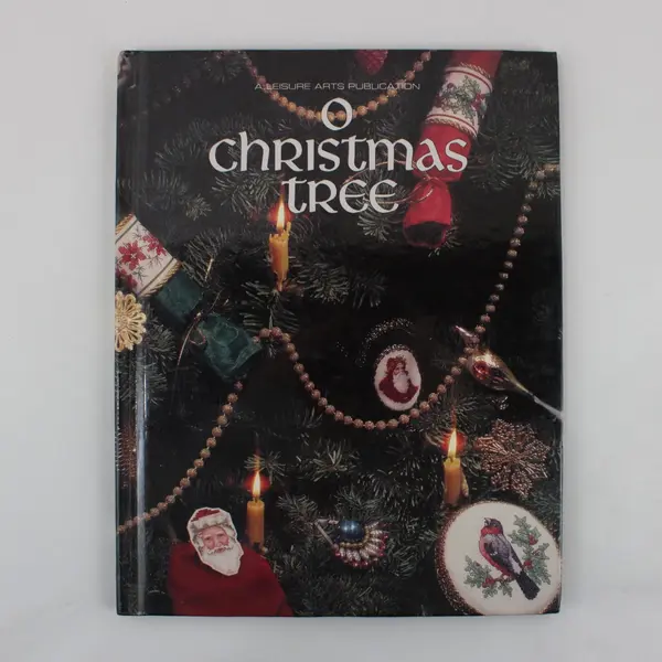 Lot Of 2 Leisure Arts HC Books 'O Christmas Tree' & 'The Stockings Were Hung'