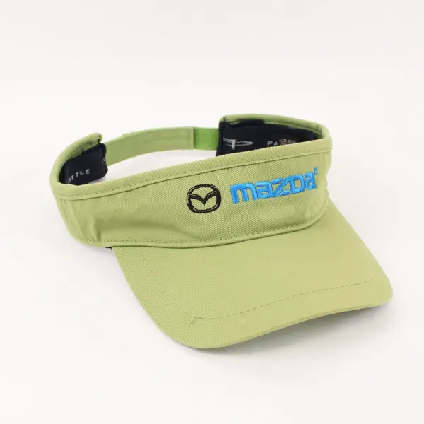 Page & Tuttle Mazda Adjustable Green Sun Visor Hat